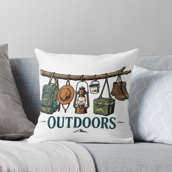 Item preview, Outdoors Vintage Hiking Gear Camping Adventure Backpack Vintage designed and sold by CF_VintageDesign.
