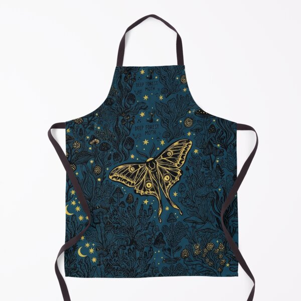 Item preview, Golden Moth in the Magic Forest Night designed and sold by Purpleclomb.