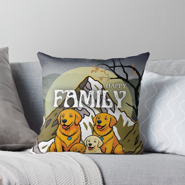 Item preview, Happy Pet Family Dog Family Design Art designed and sold by DigitalPromt.