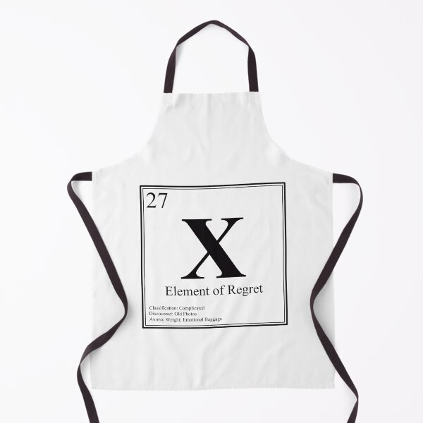 Item preview, X - Element of Regret - Funny Periodic Table Card designed and sold by Estalon.