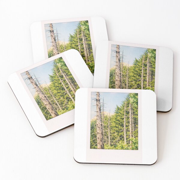 Item preview, View of Sarnia Skała from the Forest – Tatra Mountain Landscape designed and sold by GabeMountainArt.