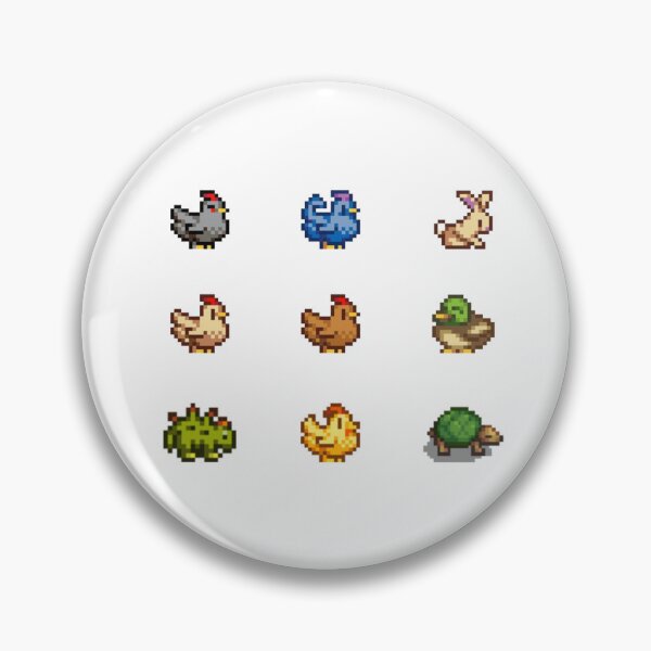 Item preview, Stardew animal pack designed and sold by SlapThat.