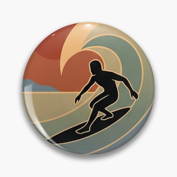 Item preview, Minimalist geometric graphic surfer designed and sold by alex889art.