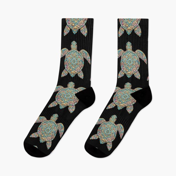 Item preview, Mandala Sea Turtle | Colorful Coral Reef Boho Ocean Art designed and sold by Dreamy fantasy design.