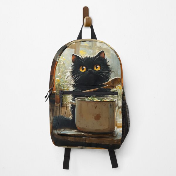 Item preview, Black Cat Soup Chef designed and sold by Erika Kaisersot.
