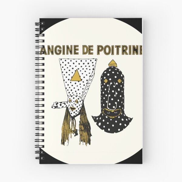 Item preview, ANGINE DE POITRINE - UNIQUE RARE ORIGINAL TSHIRT STICKER designed and sold by SentientGallery.