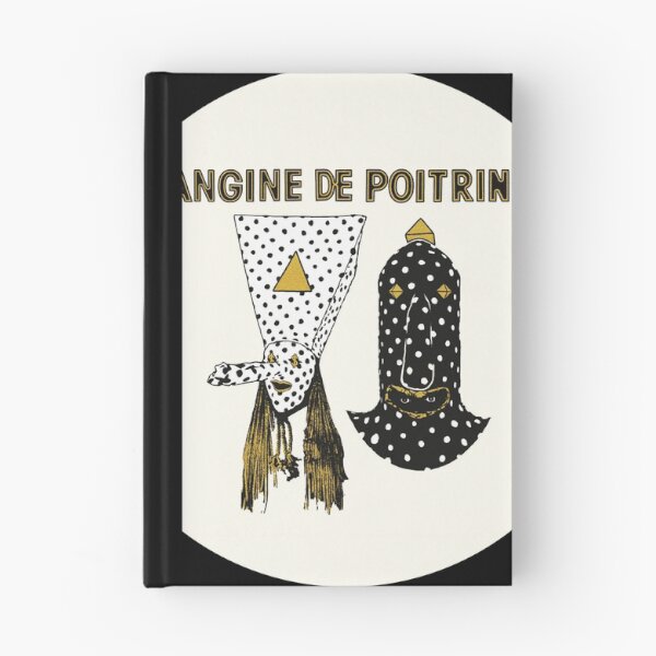 Item preview, ANGINE DE POITRINE - UNIQUE RARE ORIGINAL TSHIRT STICKER designed and sold by SentientGallery.