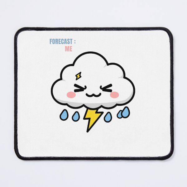 Item preview, Forecast Me Funny Weather Cloud designed and sold by WonderMugStudio.