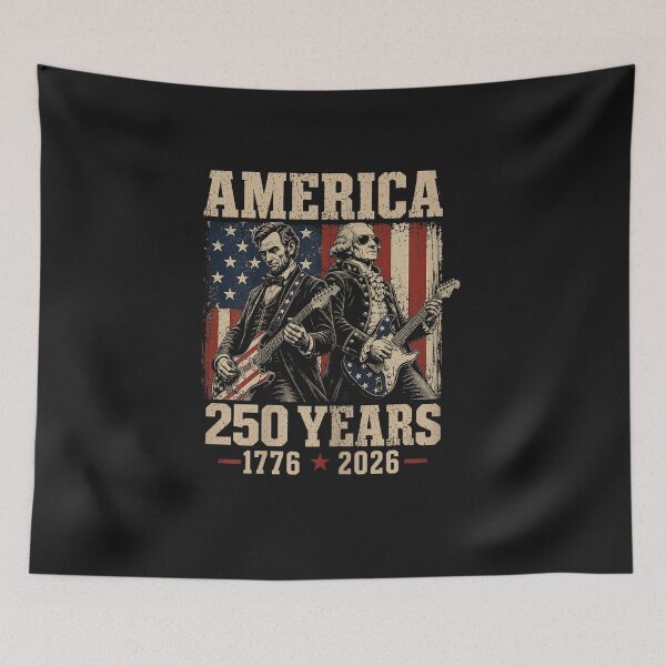 Item preview, Abe Lincoln George Washington Guitar 250th Anniversary USA designed and sold by FrankIsabel.