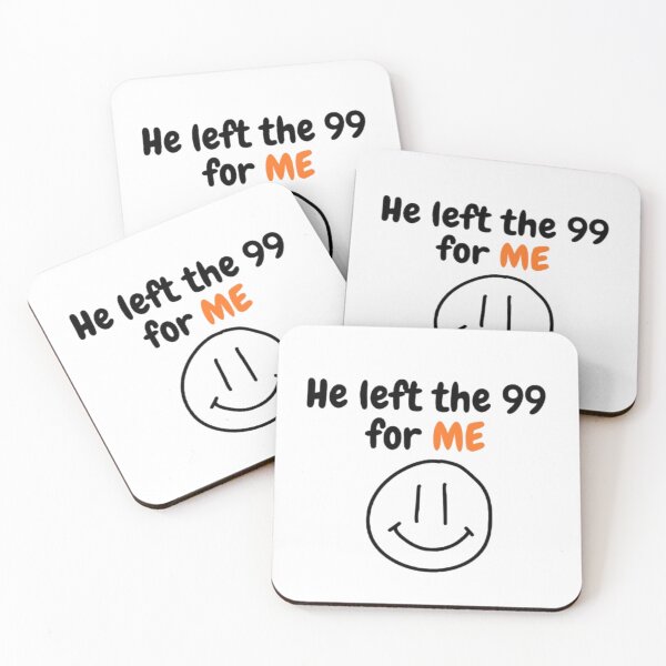 Item preview, He Left the 99 for Me Christian Smiley T-Shirt designed and sold by El-Bethel23.