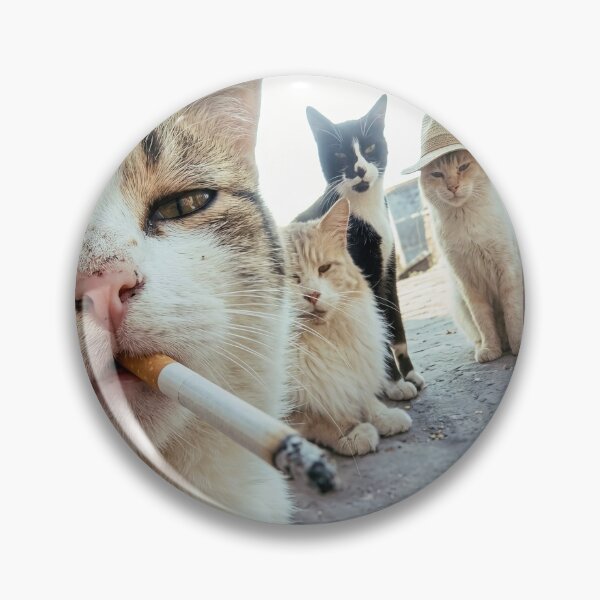 Item preview, Cats Smoking Cigarettes and Wearing a Cowboy designed and sold by hargisnamocho.