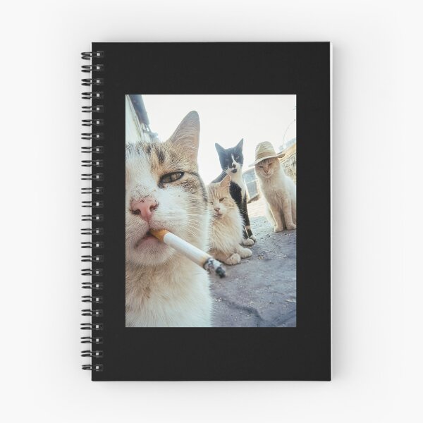 Item preview, Cats Smoking Cigarettes and Wearing a Cowboy designed and sold by hargisnamocho.
