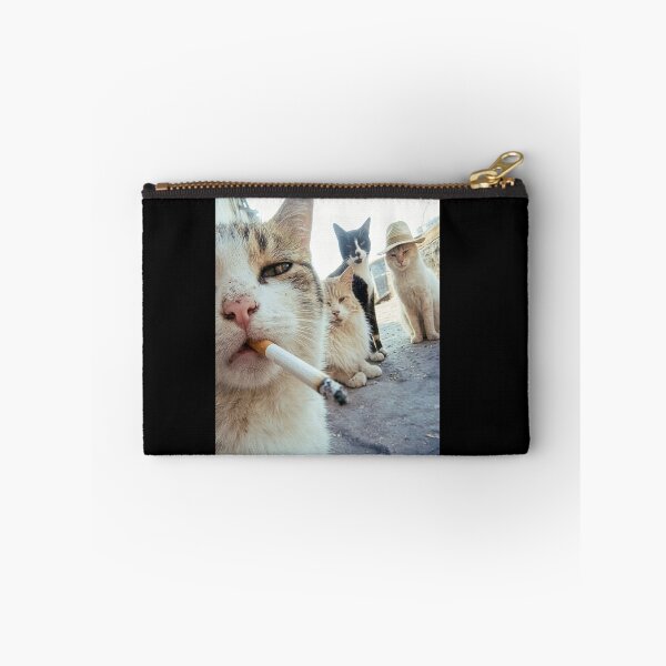 Item preview, Cats Smoking Cigarettes and Wearing a Cowboy designed and sold by hargisnamocho.