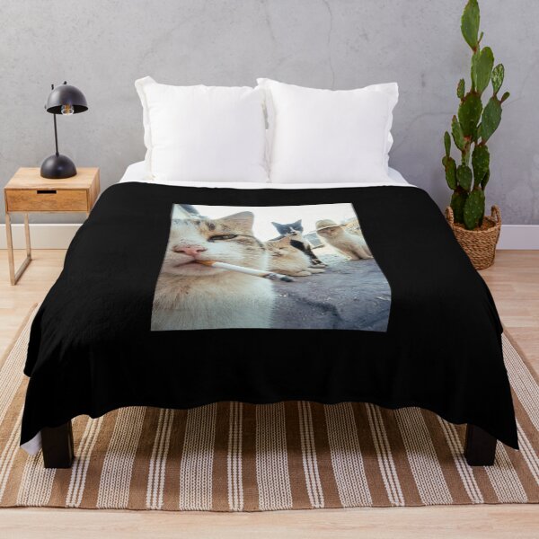Item preview, Cats Smoking Cigarettes and Wearing a Cowboy designed and sold by hargisnamocho.