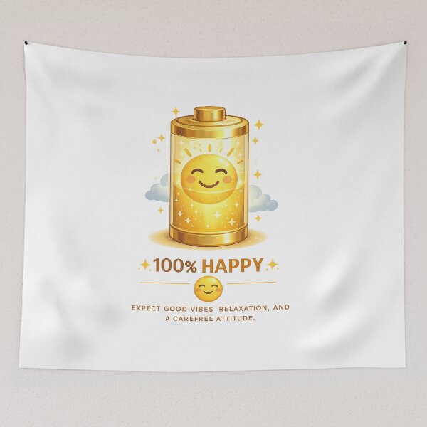 Item preview, 100% Happy designed and sold by Side Quest Co..