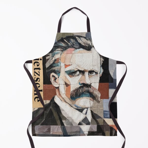 Item preview, Nietzsche Friedrich Philosopher Poster - Abstract Portrait Philosophy Art designed and sold by OzzFrequency.