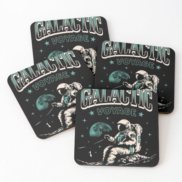 Item preview, Galactic Voyage - Retro Astronaut Space Exploration designed and sold by GenZFashion000.