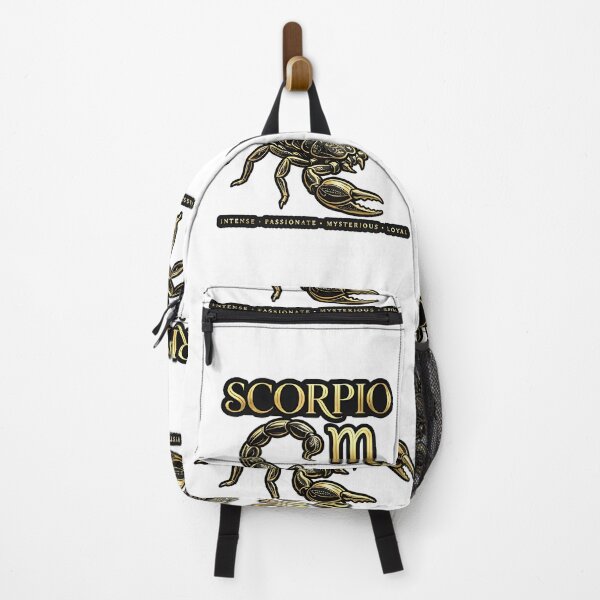 Item preview, Scorpio Intense Passionate Mysterious Loyal Gold Zodiac Art designed and sold by Zodiac Celestial Art.