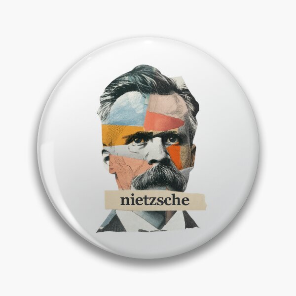 Item preview, Nietzsche Friedrich Philosopher Poster - Abstract Portrait Philosophy Art designed and sold by OzzFrequency.
