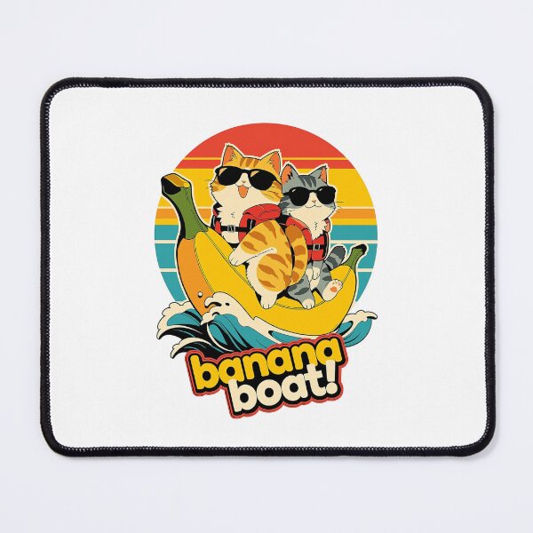 Item preview, Banana Boat Cats designed and sold by neko-lyric.