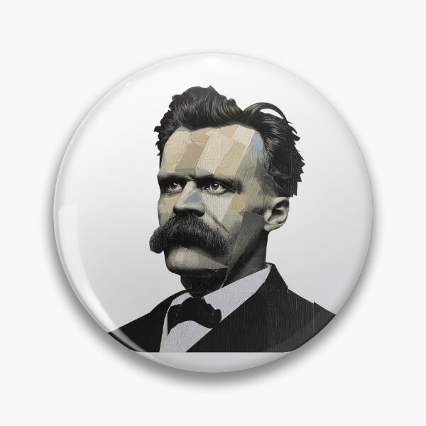 Artikelvorschau, Nietzsche Friedrich Philosophenposter - Abstraktes Porträt Philosophie Kunst entworfen und verkauft von OzzFrequency.