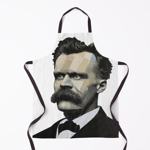 Item preview, Nietzsche Friedrich Philosopher Poster - Abstract Portrait Philosophy Art designed and sold by OzzFrequency.