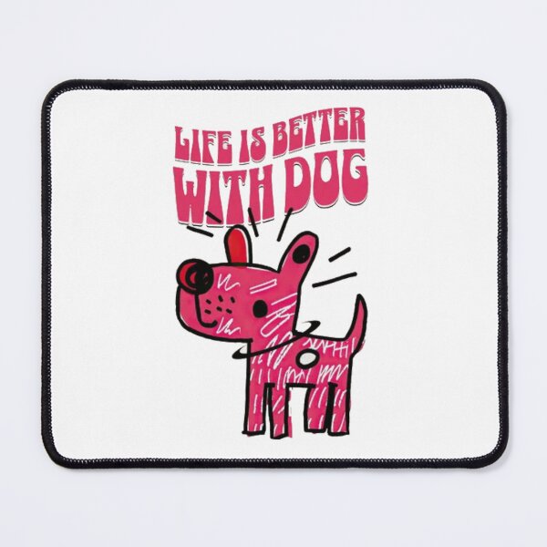 Item preview, Life is Better With Dog - Funny Colorful Scribble Art Puppy designed and sold by GenZFashion000.