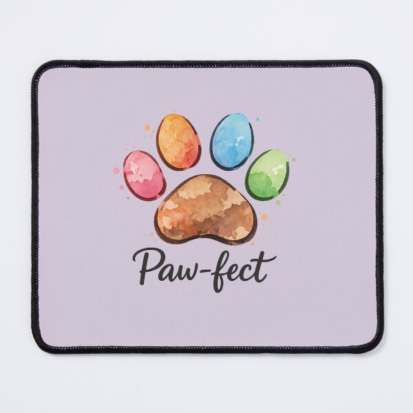 Item preview, Paw-fect Watercolor Dog Paw | Cute Cartoon Pet Lover Sticker designed and sold by PearlPathFinds.