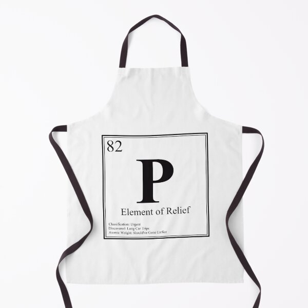 Item preview, P - Element of Relief - Funny Periodic Table Card designed and sold by Estalon.
