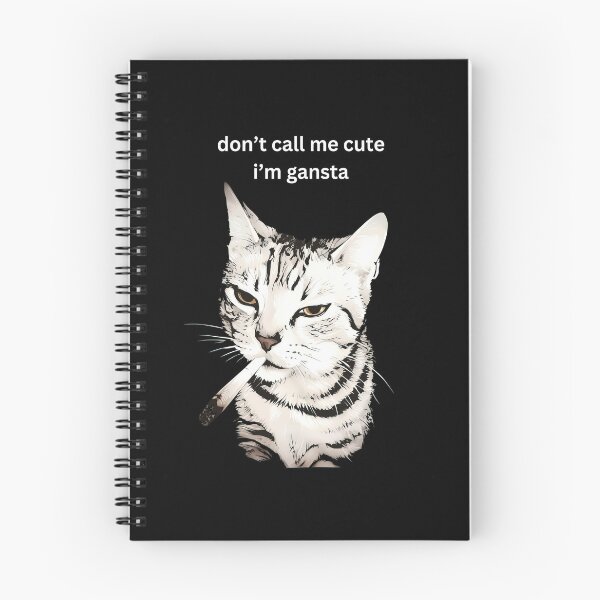 Item preview, Don’t Call Me Cute I’m Gansta Cat designed and sold by hargisnamocho.