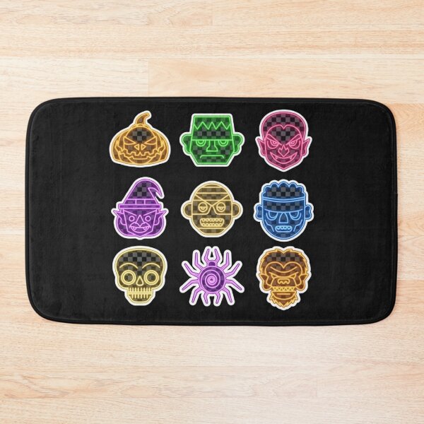 Item preview, Halloween Neon Icons Collection - Spooky Monster Set designed and sold by alalame.