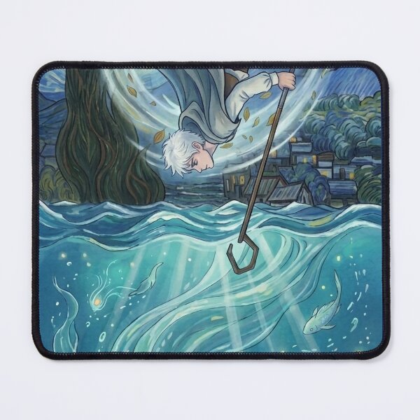 Item preview, Starry Night Water Reflection designed and sold by HaruVibe-Studio.