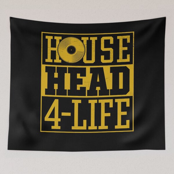Item preview, house head 4 life - house music edm dj chicago vintage designed and sold by Rachdi12.