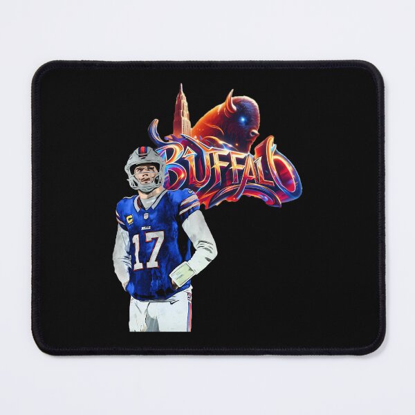 Item preview, Featuring Quarterback Josh Allen In A Blue Buffalo Bills designed and sold by ibrahhim.