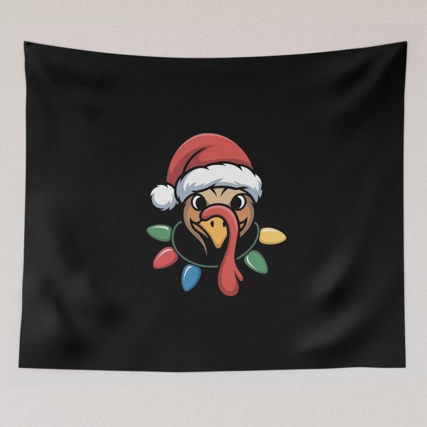 Item preview, Christmas Turkey with Santa Hat designed and sold by jkrphoto.