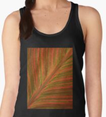 Natural Abstracts - Leaf Pattern Women's Tank Top