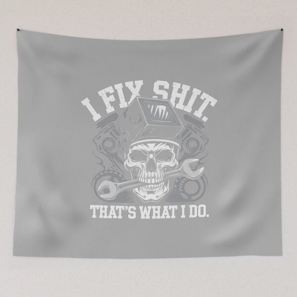Item preview, I Fix Shit That's What I Do Mechanic Father Dad Men designed and sold by ArleneRowe.