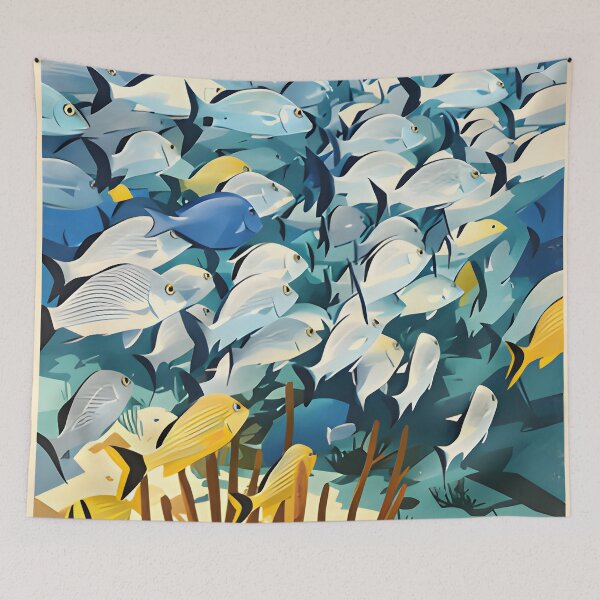 Item preview, Andaman Coral Paradise – Vintage Marine Poster designed and sold by Spirit of Siam.