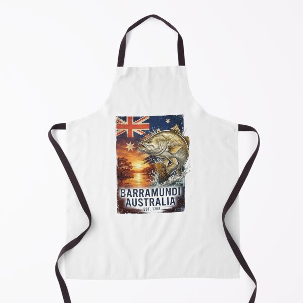 Item preview, Barramundi Australia Flag Fishing Patriotic National Pride Angler designed and sold by Yellowriversss.