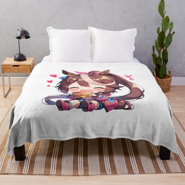 Item preview, Tokai Teio Uma Musume Pretty Derby Chibi Kawaii Burger Joyful Anime Girl Energy designed and sold by earlobejerk.