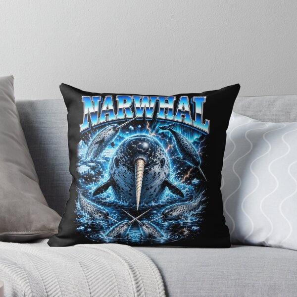 Item preview, Narwhal Arctic Ice Wildlife Art designed and sold by OceanBandwear.