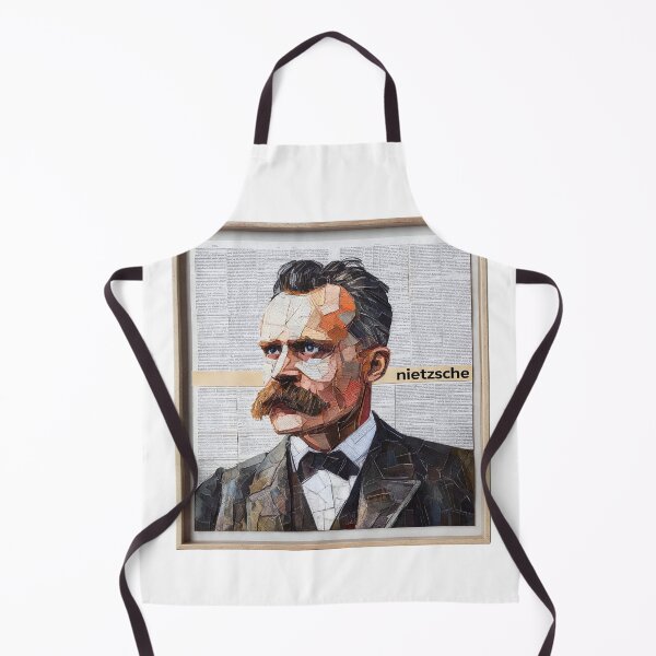 Item preview, Nietzsche Friedrich Philosopher Poster - Abstract Portrait Philosophy Art designed and sold by OzzFrequency.
