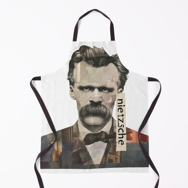 Item preview, Nietzsche Friedrich Philosopher Poster - Abstract Portrait Philosophy Art designed and sold by OzzFrequency.