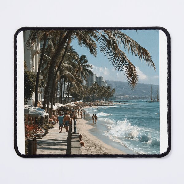 Item preview, Waikiki Beach designed and sold by LizsShop.