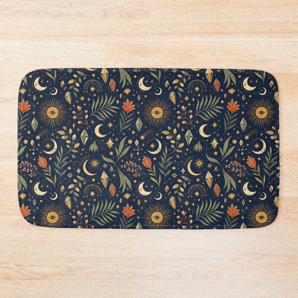 Item preview, Mystic Celestial Botanical Seamless Pattern | Witchy Sun and Moon Boho Art Print | Dark Academia Crystals and Flowers Wall Art | Esoteric Magic Pattern designed and sold by SergioMiklos.