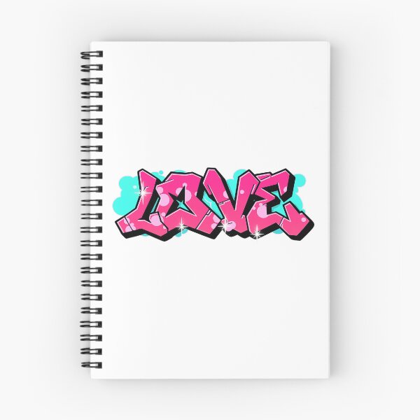 Item preview, Pink LOVE Graffiti designed and sold by bellstateofmind.