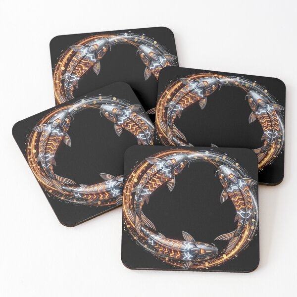 Item preview, Cyber Koi Energy Loop designed and sold by 无限丰富.
