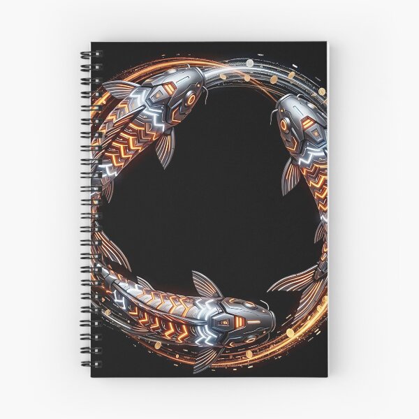 Item preview, Cyber Koi Energy Loop designed and sold by 无限丰富.