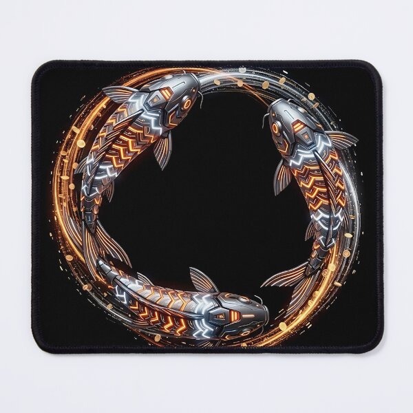 Item preview, Cyber Koi Energy Loop designed and sold by 无限丰富.