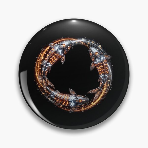 Item preview, Cyber Koi Energy Loop designed and sold by 无限丰富.